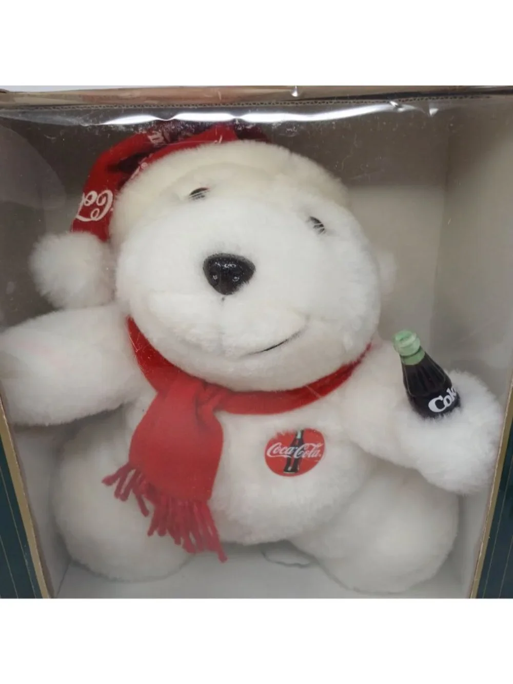 Coca-Cola Animation Collection Plush Polar Bear Bottle Box Works Skate Music WST